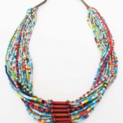 Nupe Tribe Necklace – Multicoloured Beads