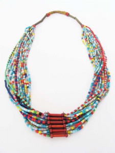 Nupe Tribe Necklace – Multicoloured Beads