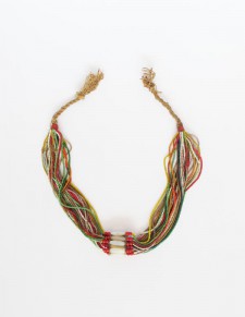Nupe Tribe Necklace – Multicoloured Beaded Strands