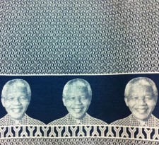 Shwe Shwe Fabric – Blue Strip Madiba