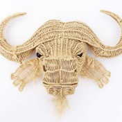Wire Animal Trophy Head – Buffalo