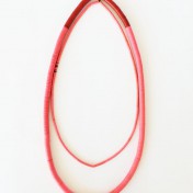 Coconut Necklaces – Pink Red – Set of 2