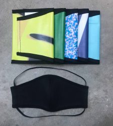 Face Mask & Upcycled Pouch